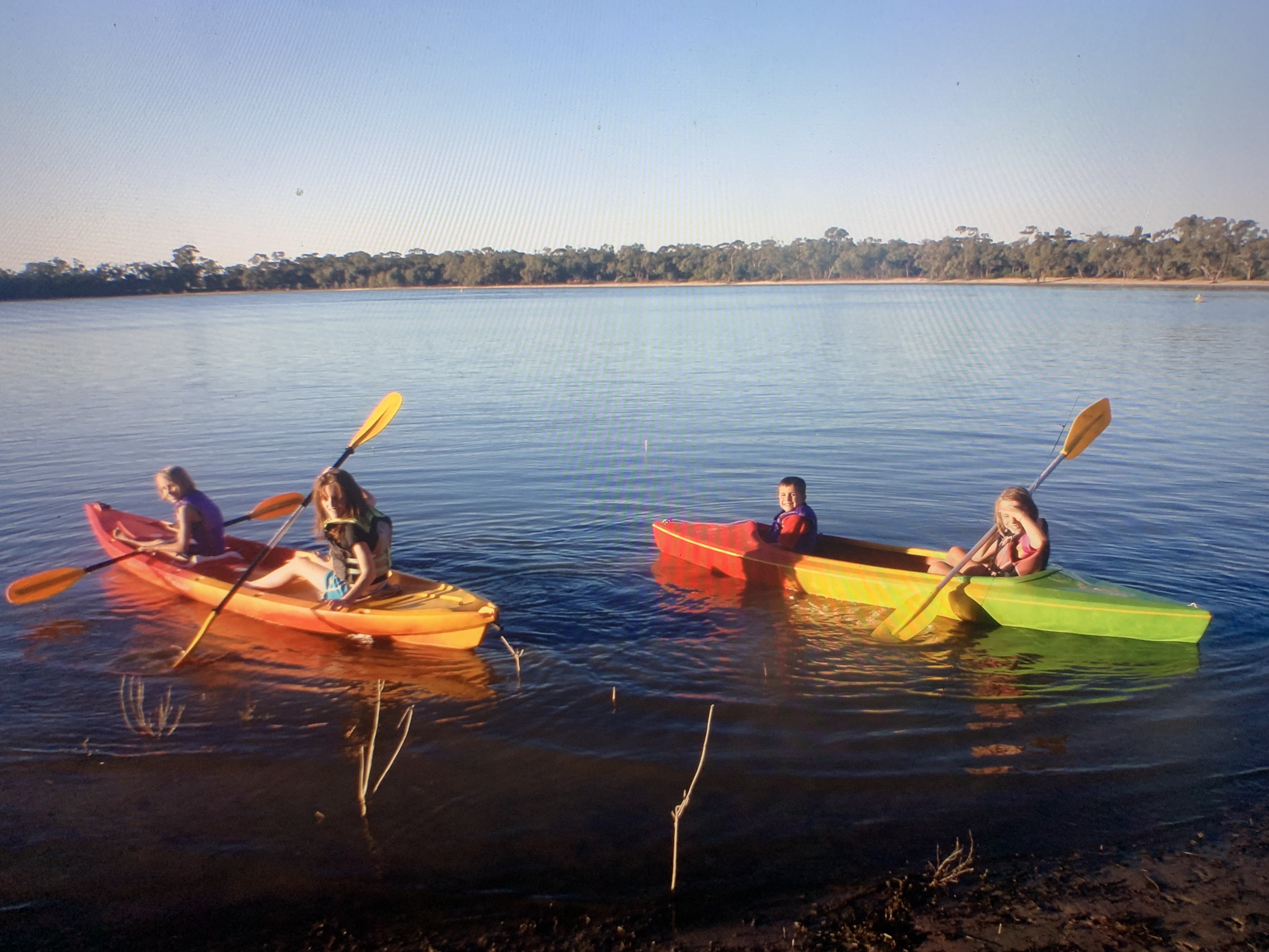 Canoeing on Green Lake