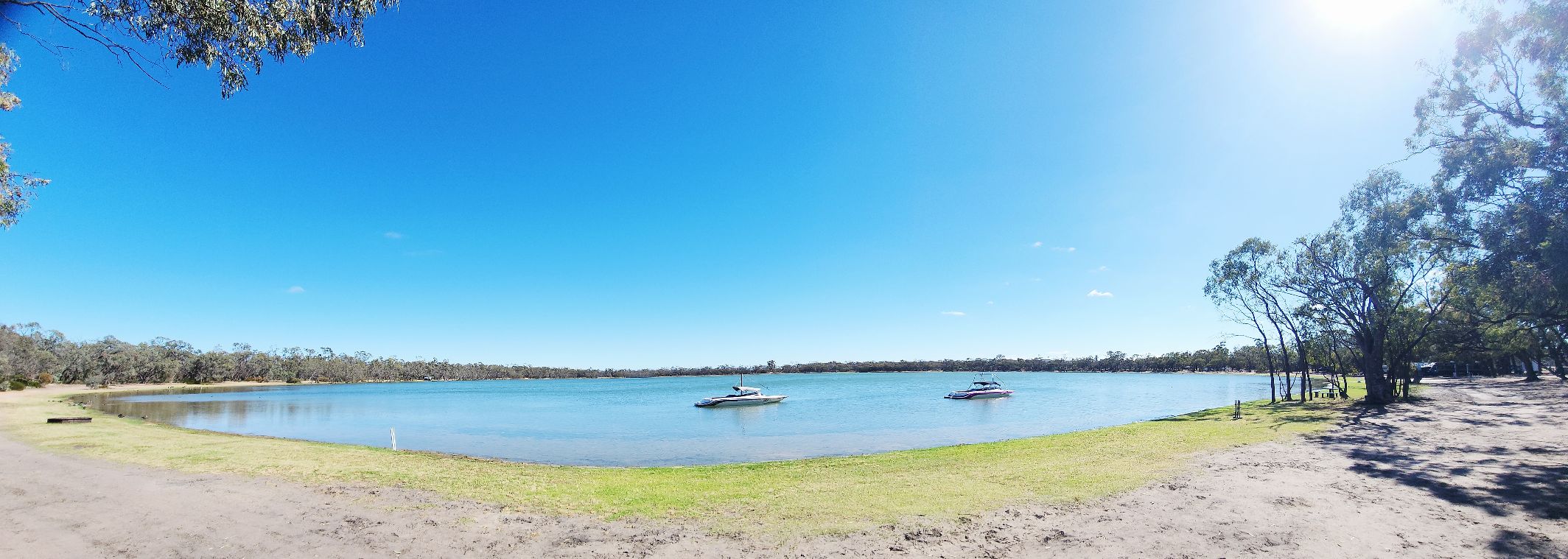 Wide view of Green Lake