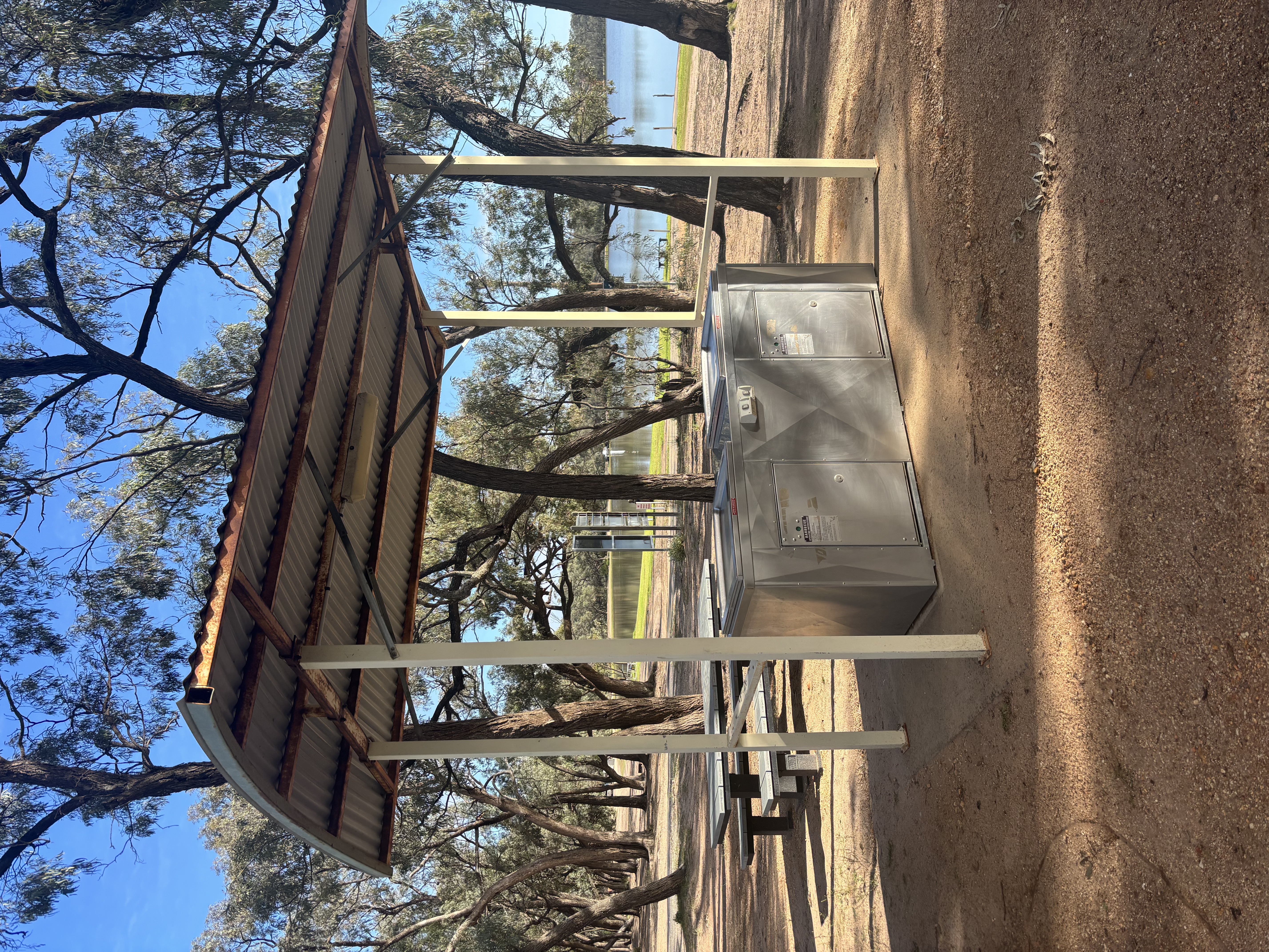 BBQ area at Green Lake