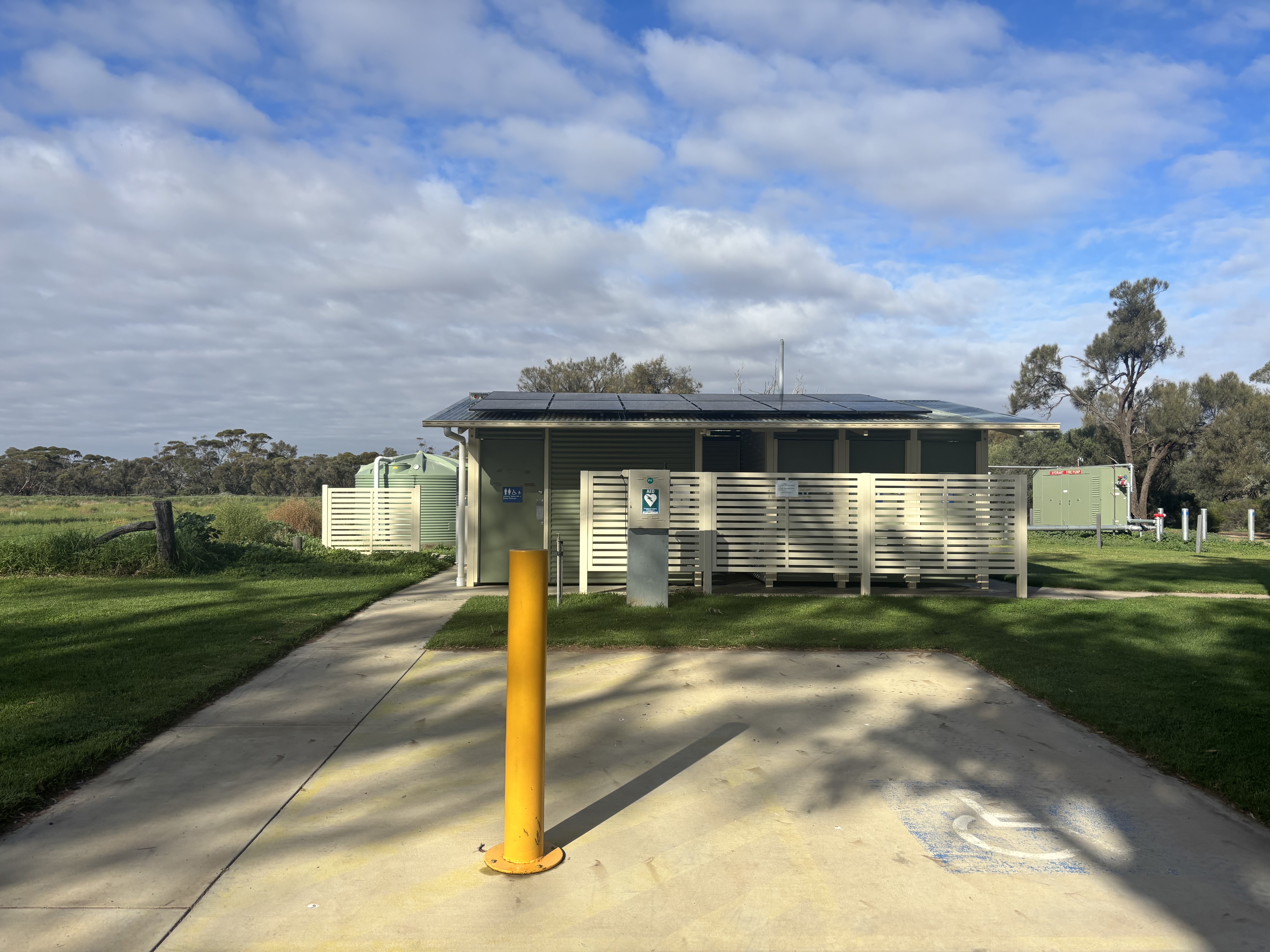 Toilet facilities at Green Lake