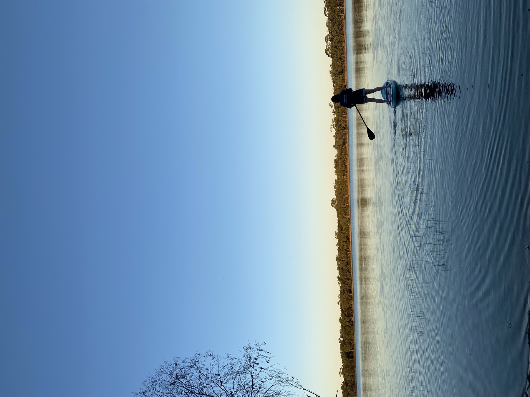 Paddle boarding on Green Lake